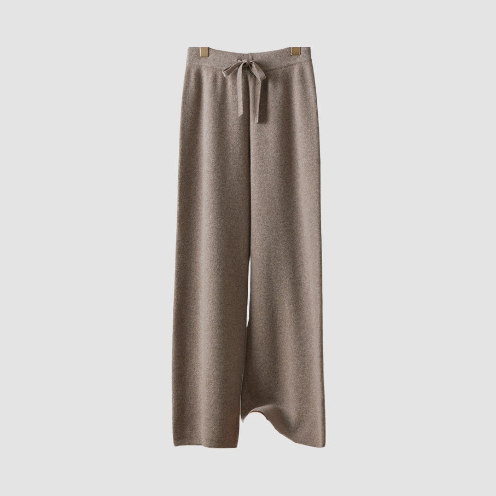 Ella® | MV 100% Wool Wide-Leg High Waist Pants