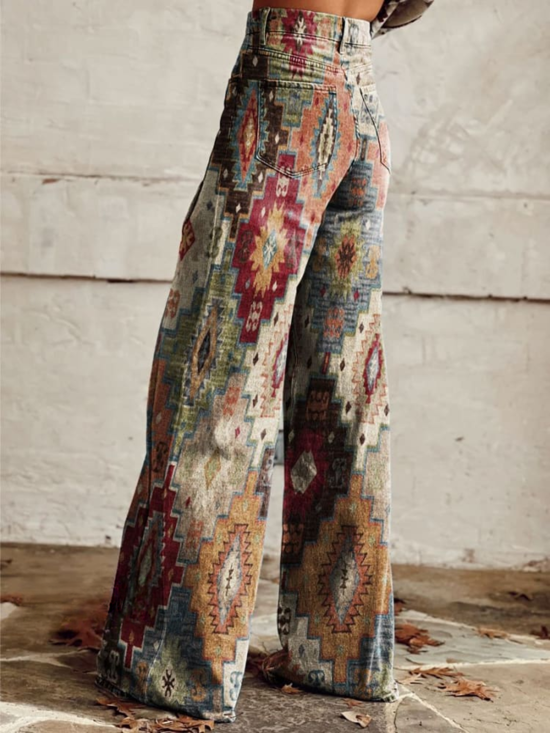 Rowena™ | Aztec Dream Wide Leg Pants