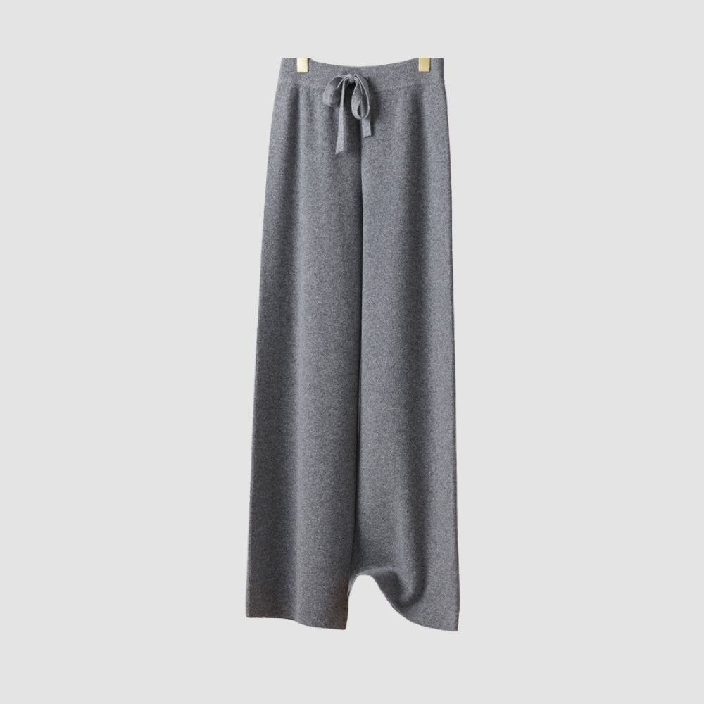 Ella® | MV 100% Wool Wide-Leg High Waist Pants