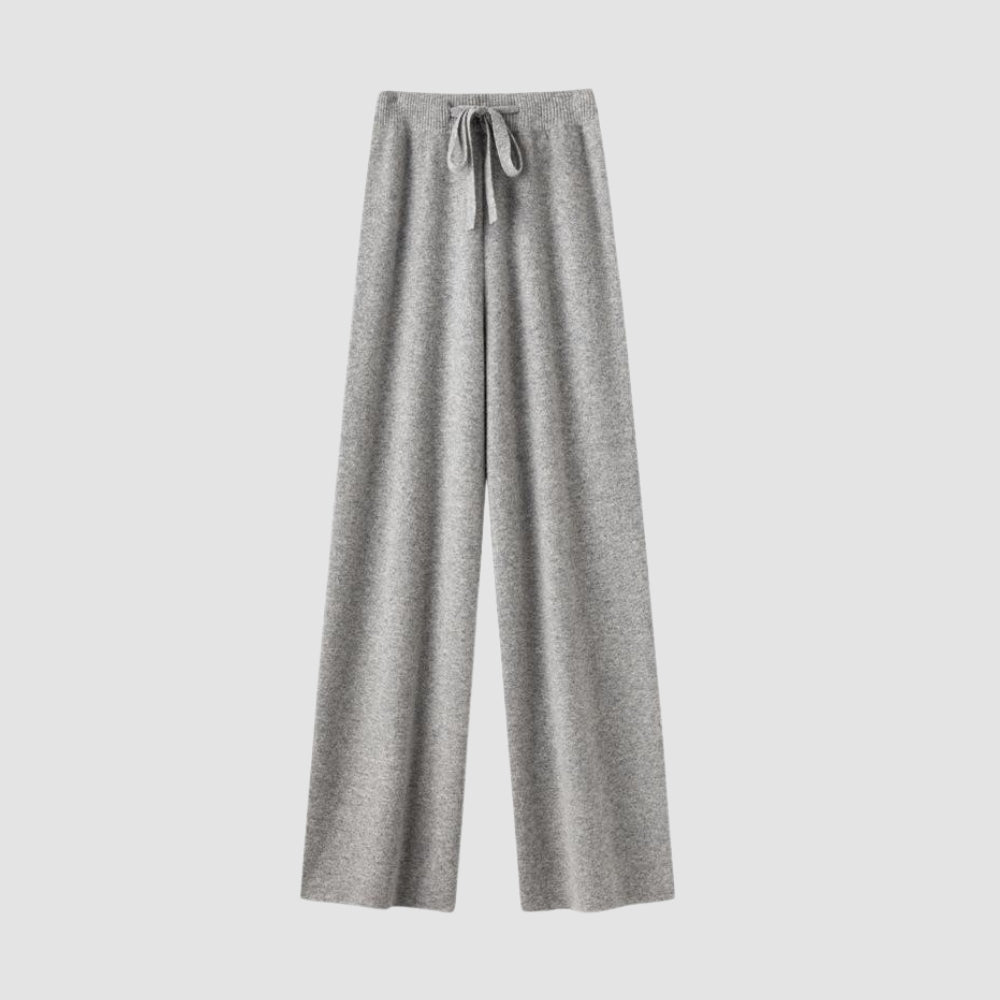 Ella® | MV 100% Wool Wide-Leg High Waist Pants