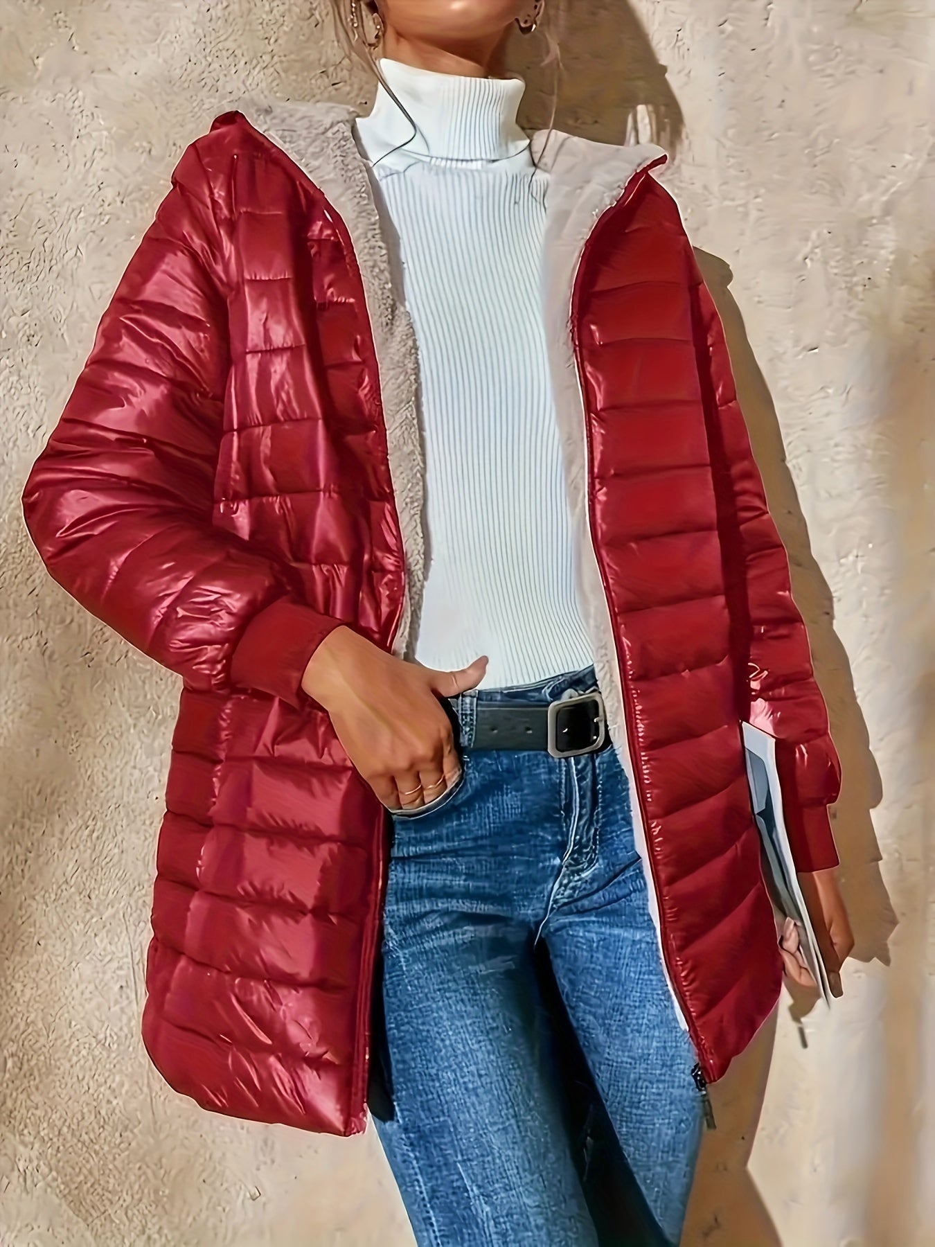 Michèle | Long Waterproof and Elegant Coat