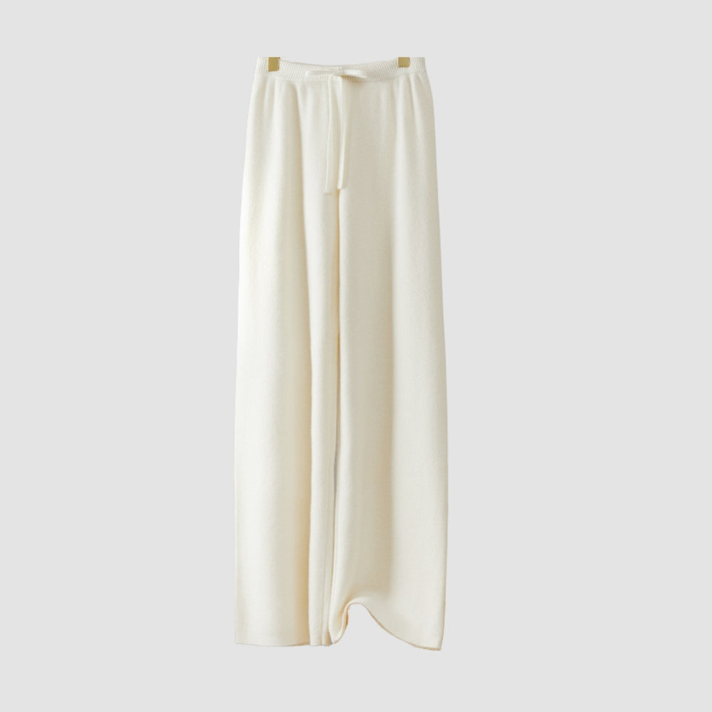 Ella® | MV 100% Wool Wide-Leg High Waist Pants