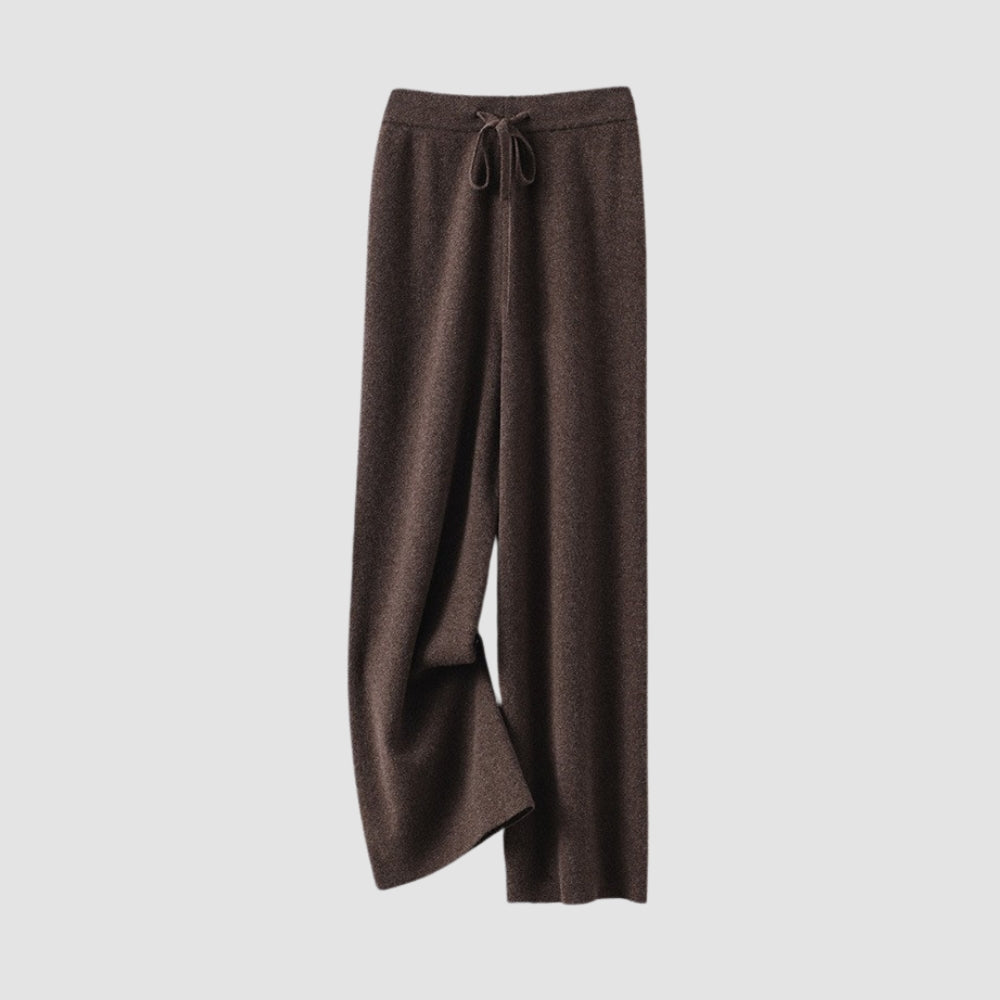 Ella® | MV 100% Wool Wide-Leg High Waist Pants