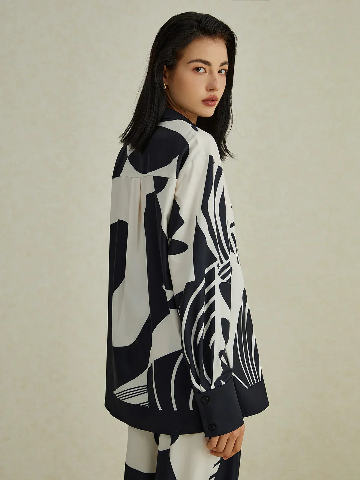 Greta® | Irregular Print Wide Leg Pants Set
