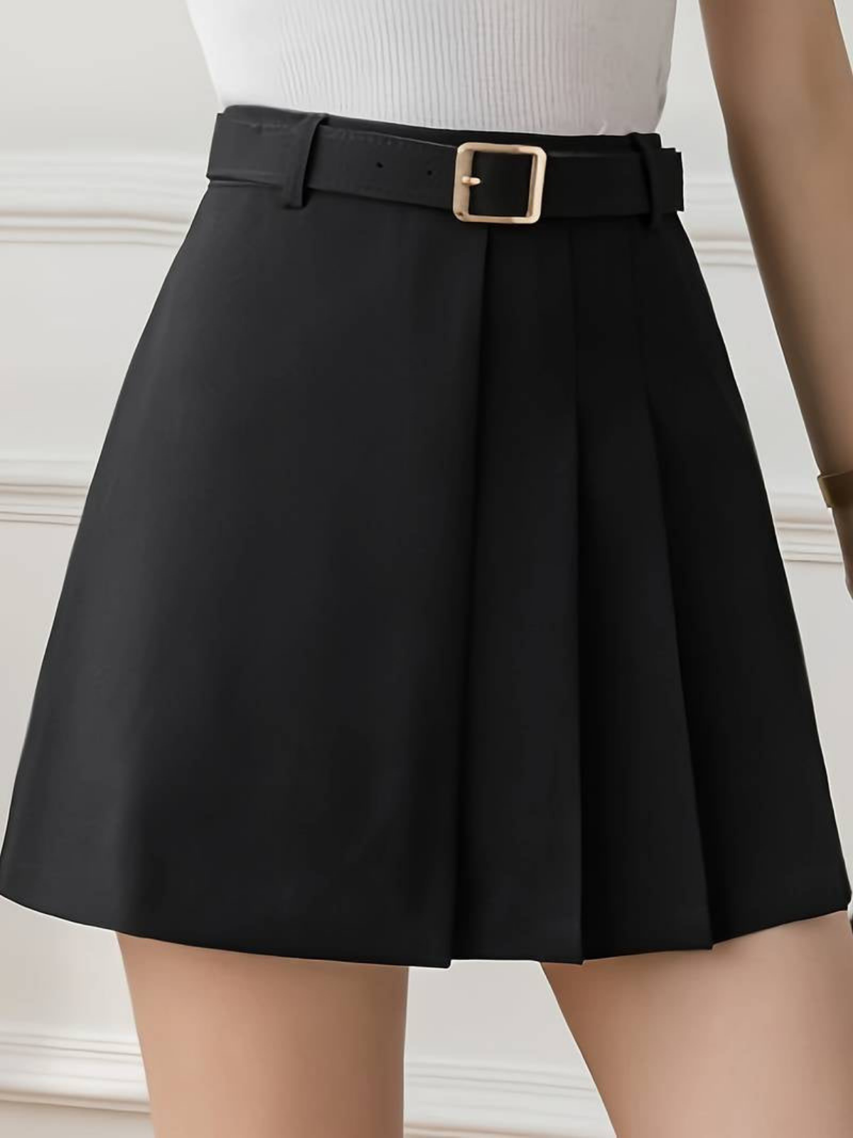 Taylor® | Elegant Style Pleated Skirt Short Skirt