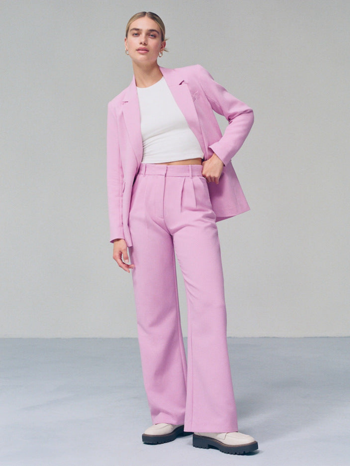 Verónica® | High Waist Wide-leg Casual Pants