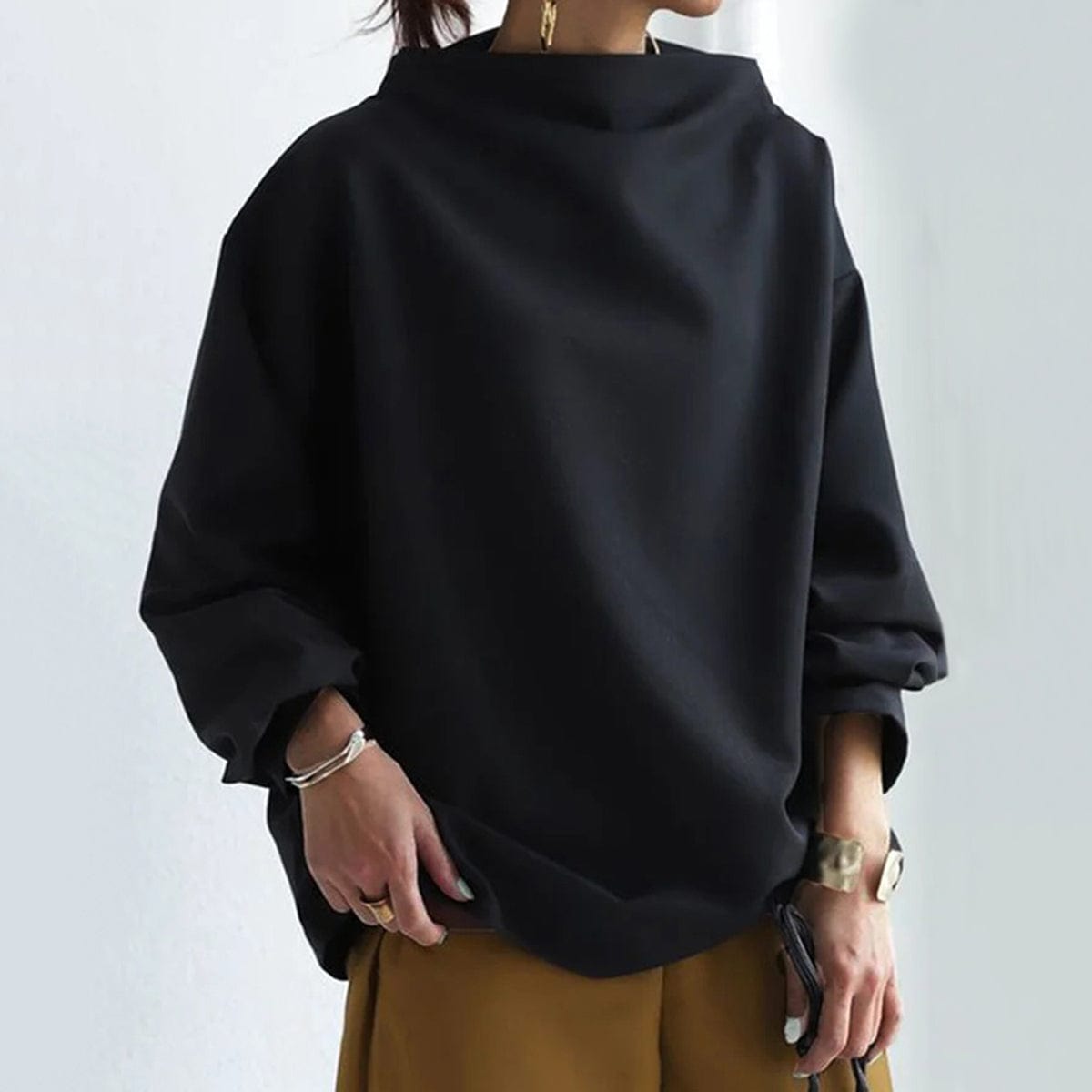 Olivia&Grace | Margot– High-Neck Soft Knit Top