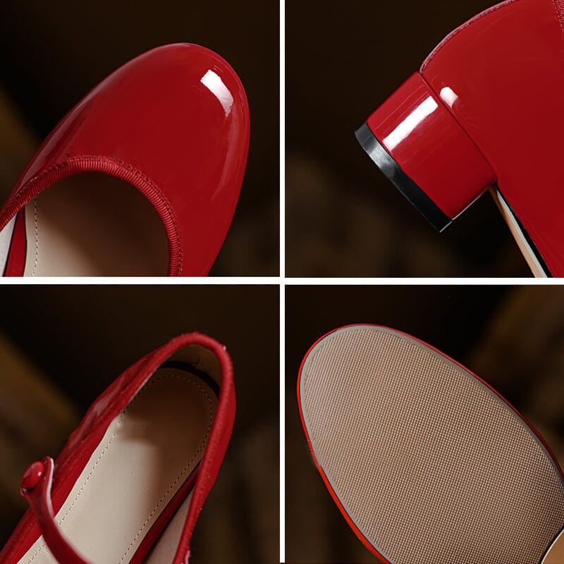 Olivia&Grace™| Livy Leather Mary Janes