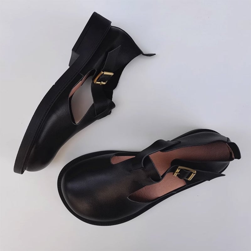 Olivia&Grace™| Colette Leather Mary Janes