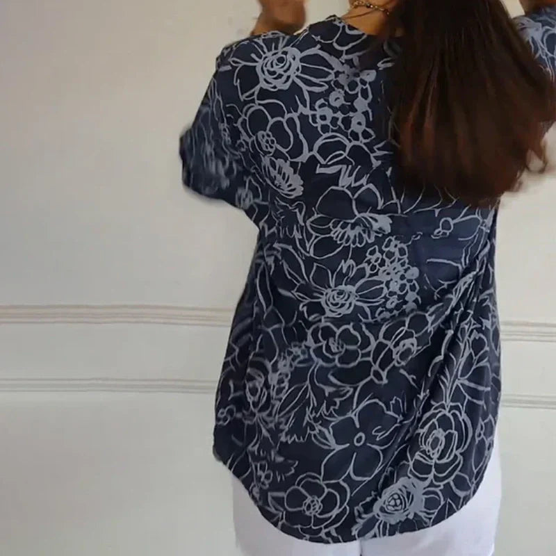Olivia&Grace | Clarinda – Printed Button-Up Shirt