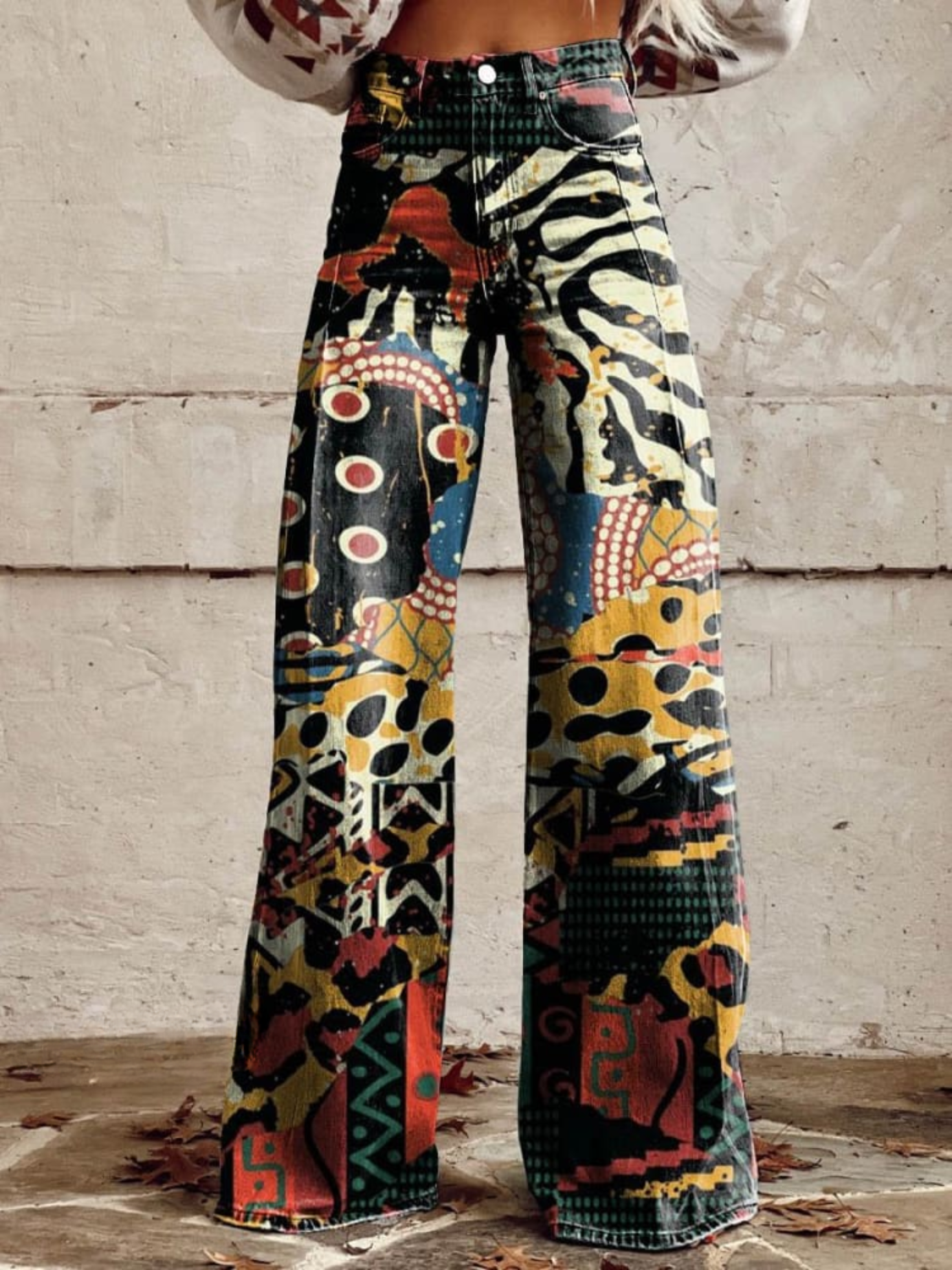 Julia™ | Tribal Art Statement Pants
