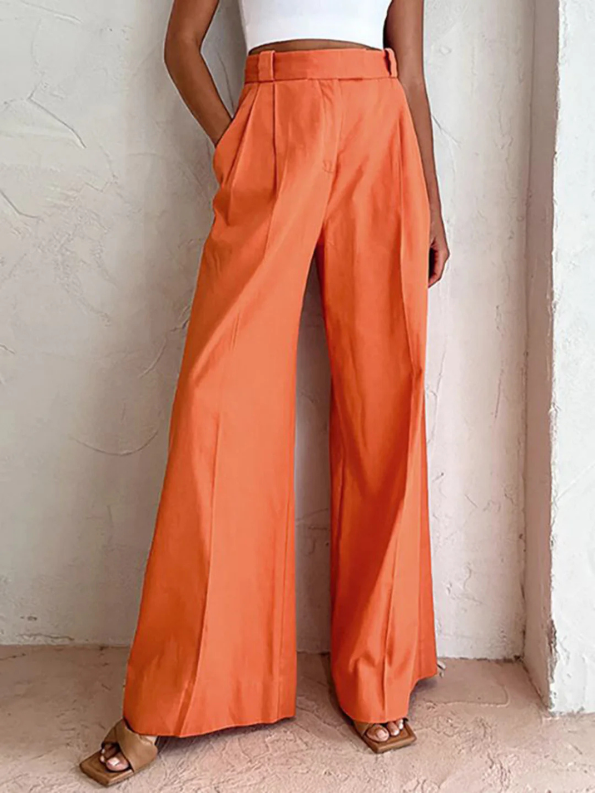 Małgorzata® | Vitamin-C Casual High Waist Wide Leg Pants