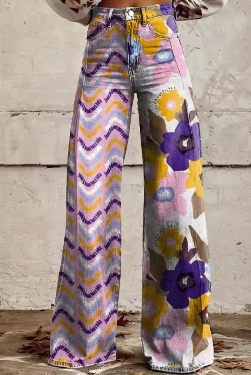 Elsa™ | Vintage Boho Artistic Flare Pants