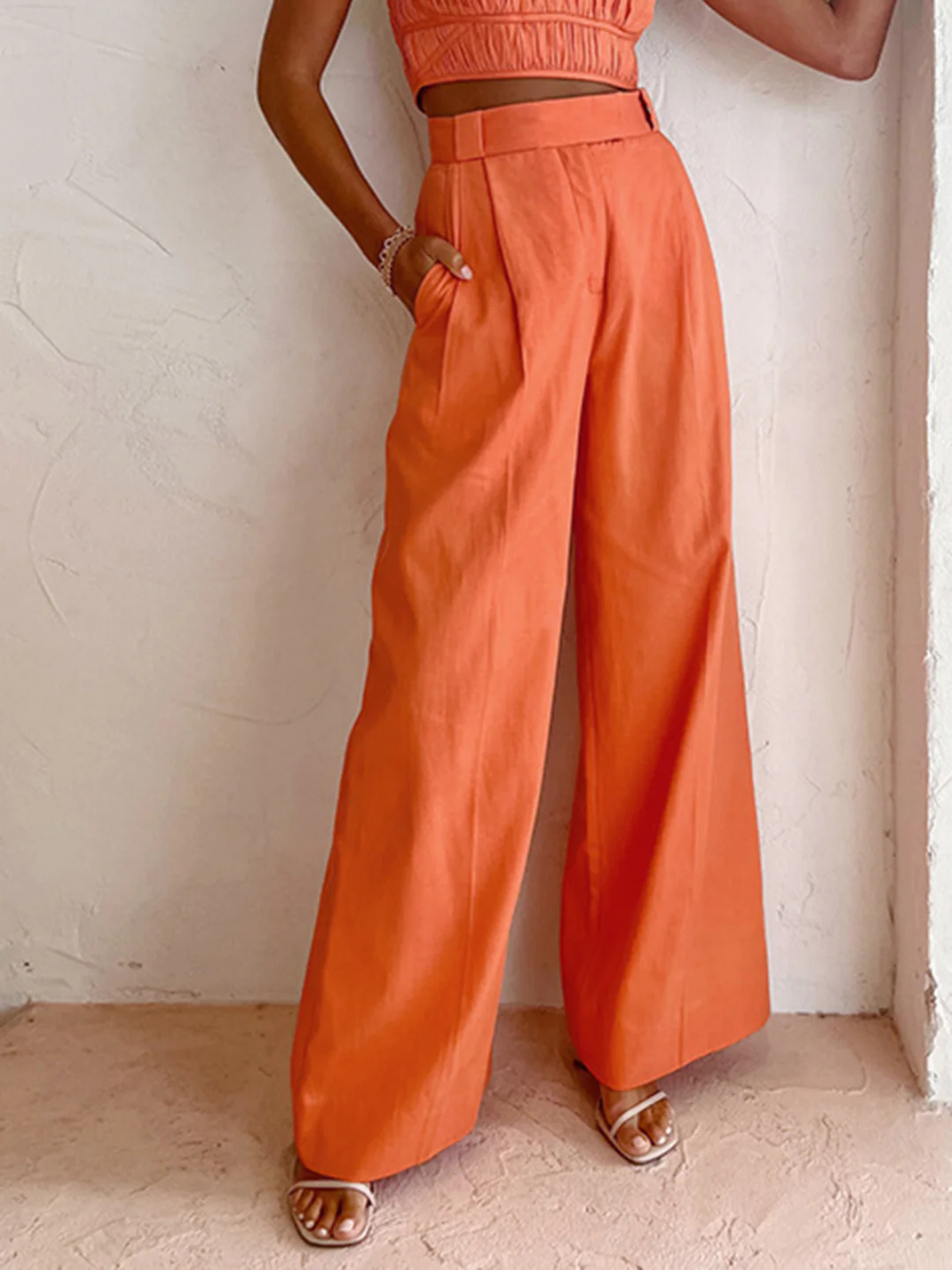 Małgorzata® | Vitamin-C Casual High Waist Wide Leg Pants