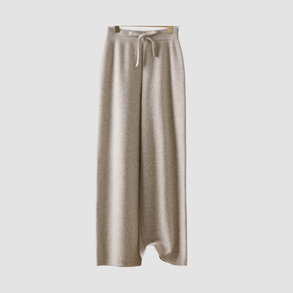 Ella® | MV 100% Wool Wide-Leg High Waist Pants
