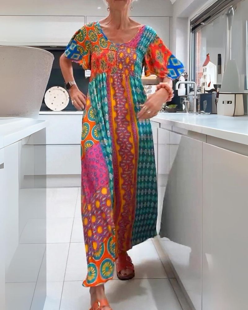 Melania - Colurful Bohemian Dress