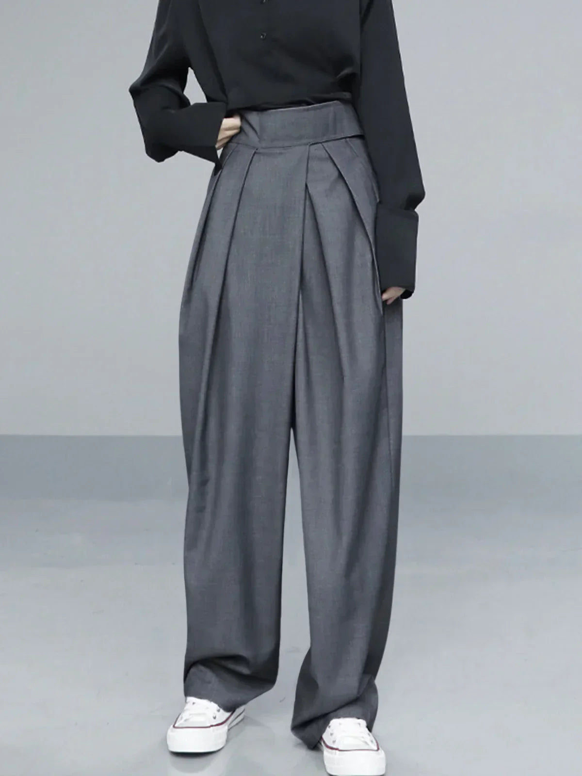 Yasmine® | Hook-and-Loop Fastener Wide Leg Velcro Pants