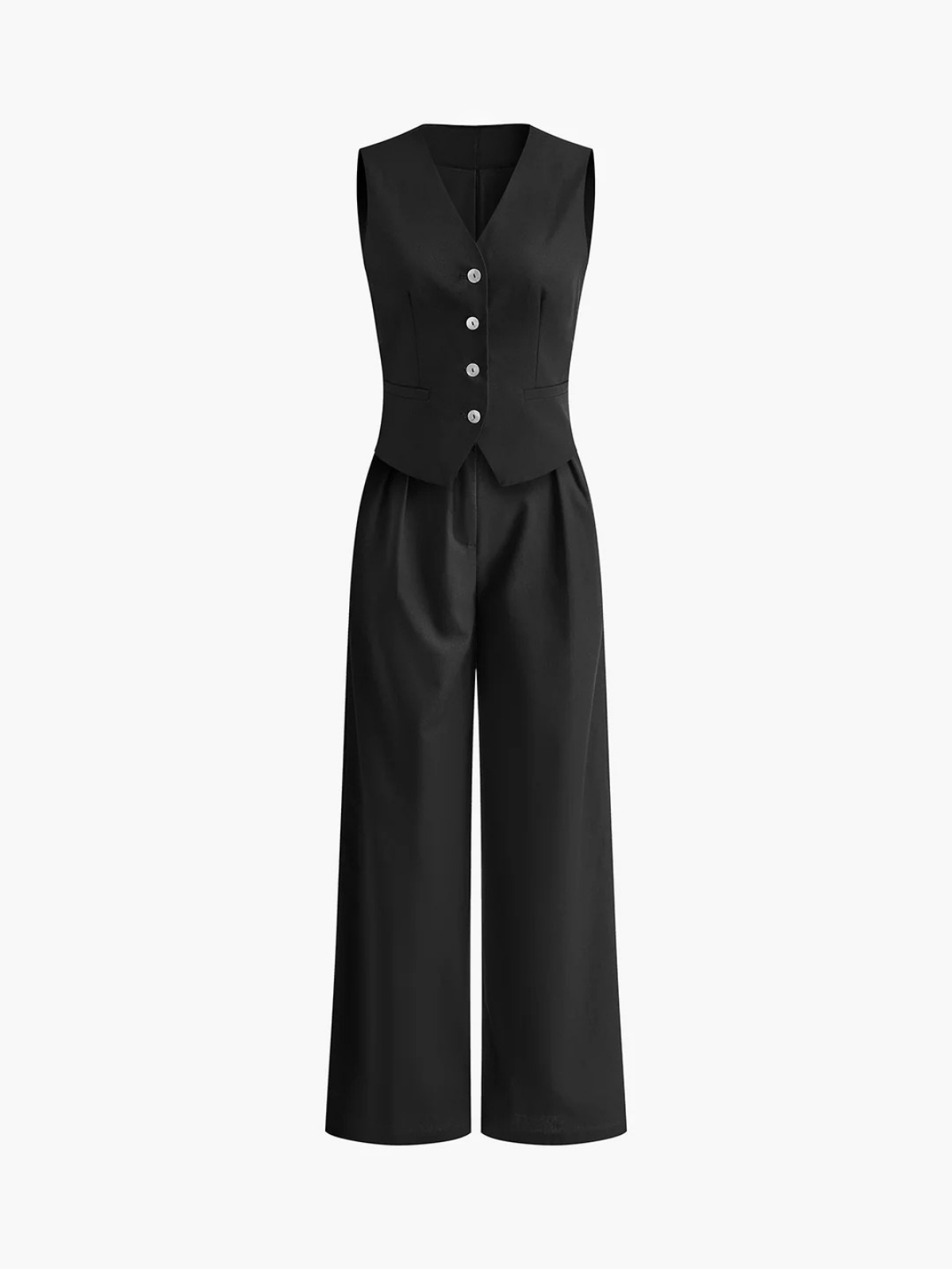 Laura® | Always Chic Cotton & Linen Pants Matching Set