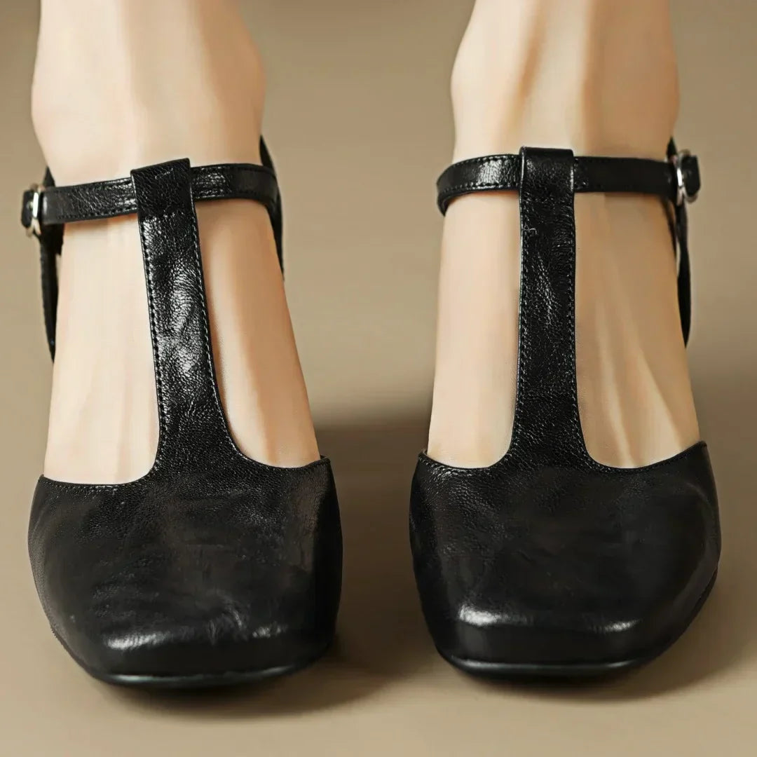 Olivia&Grace™| Beatrica Leather Mary Janes