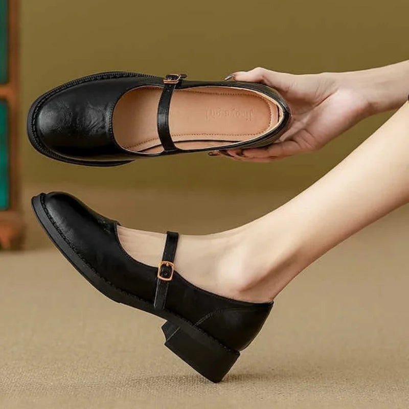 Olivia&Grace™| Classic Comfort Mary Janes Made Of Leather