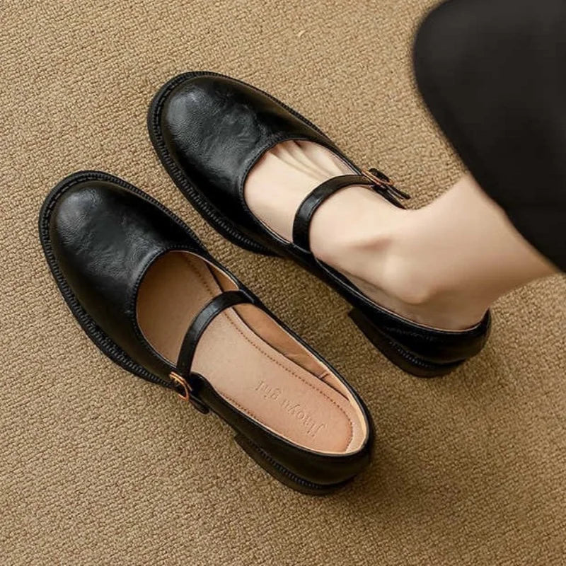 Olivia&Grace™| Classic Comfort Mary Janes Made Of Leather
