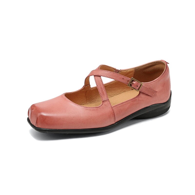 Olivia&Grace™| Edith Leather Mary Janes