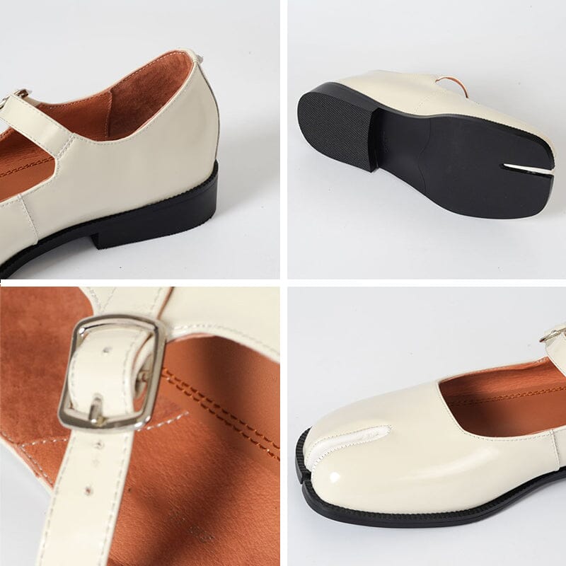 Olivia&Grace™| Martha Leather Mary Janes