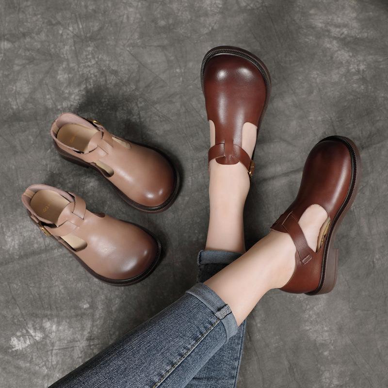 Olivia&Grace™| Colette Leather Mary Janes